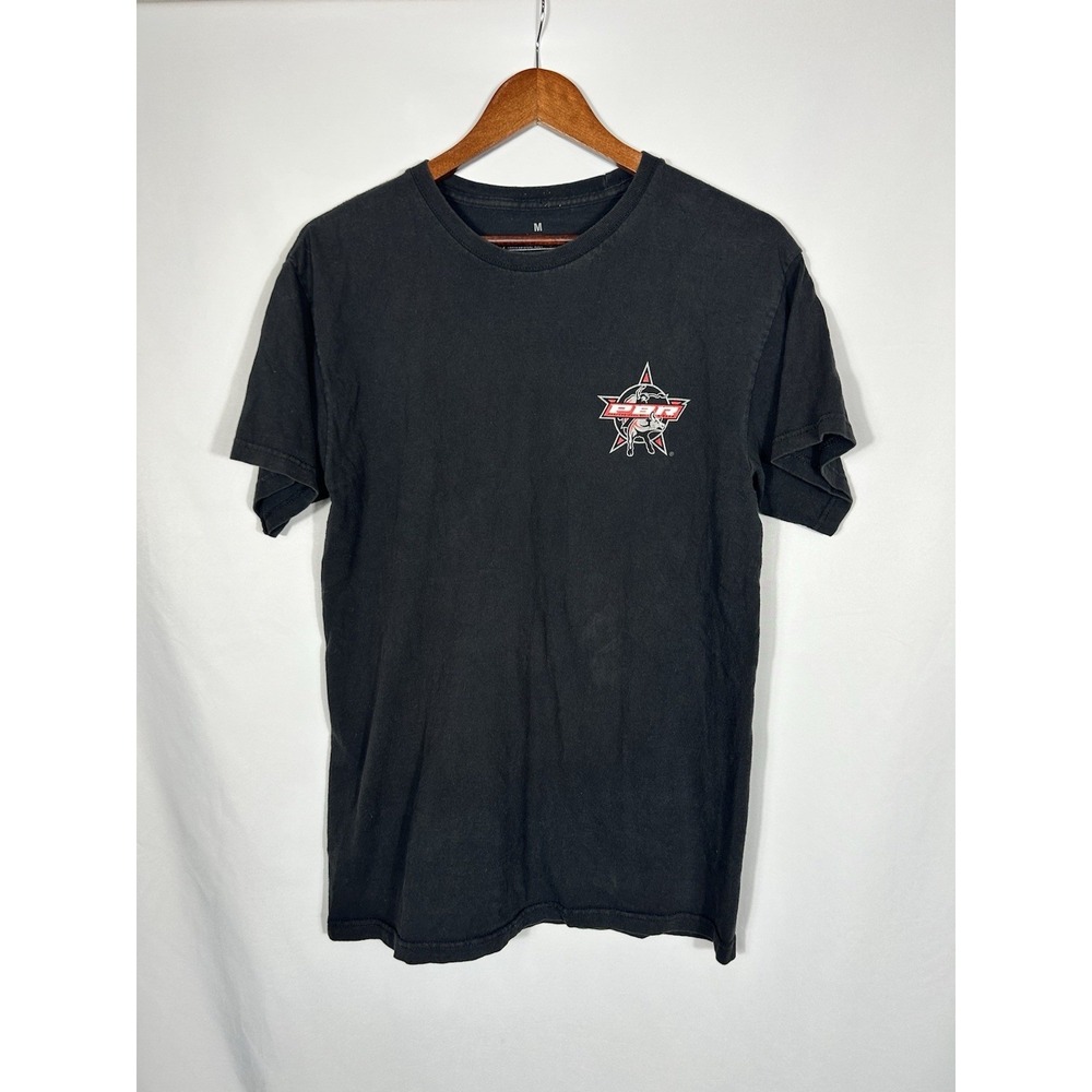 PBR Bull Riding Americas Sport Graphic T-Shirt Rodeo Western Vintage Wash Size M - Picture 3 of 13